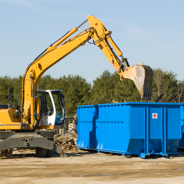 can i choose the location where the residential dumpster will be placed in Outing MN